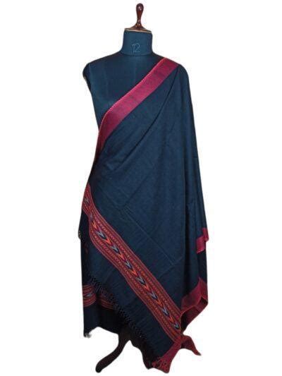 Yak Wool Shawl | Black Colour | Handwoven