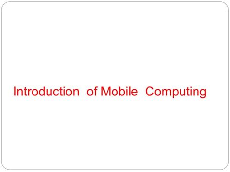 Mobile Computing Unit 1 Revision 的图像结果