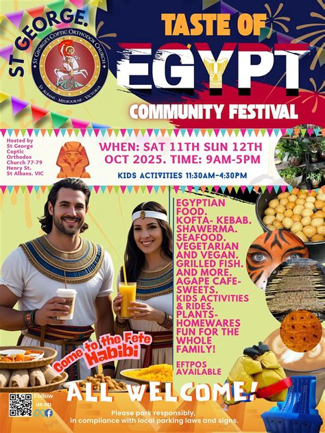 Taste of Egypt Community Festival., 77-79 Henry St, St Albans VIC 3021 ...