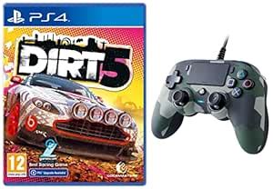 Buy DIRT 5 (PS4)+Nacon Wired Compact Controller for PS4 (Camo Green ...