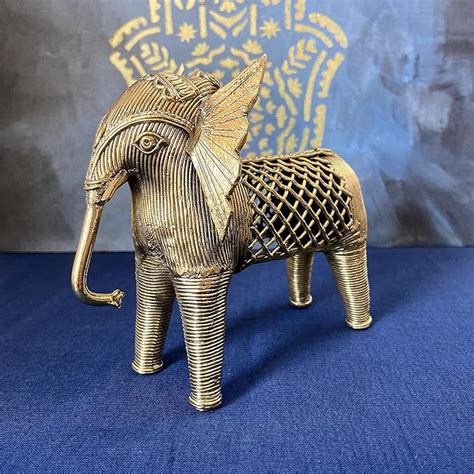 Heritage Mela | Elephant | Dhokra | Brass | Big | Handcrafted ...