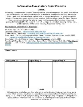 Informative/Explanatory Essay 的图像结果