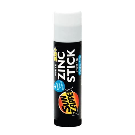 Sun Zapper White Zinc Stick