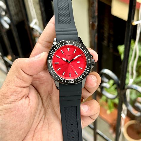 Black Red Fiber Watch – Watch Theory