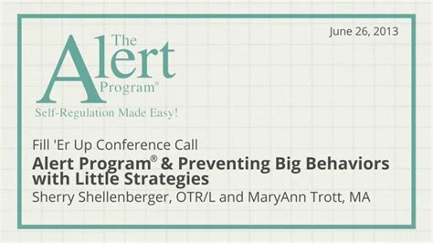 Image result for Alert Program Hand Out