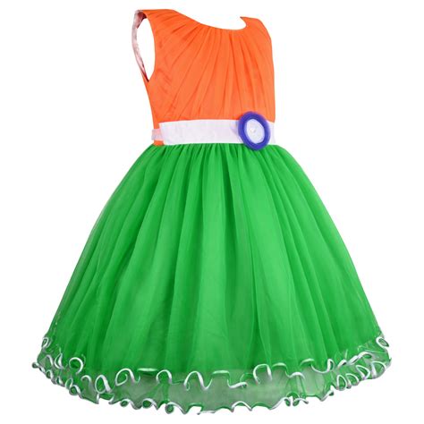 Baby Girls Indian Flag Dress Online| Girls Tri Color Dress| Tiranga ...