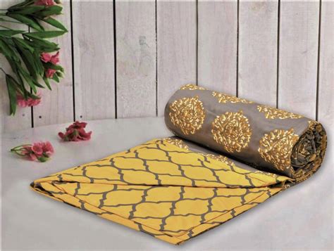 Buy Trance Home Linen Pure Cotton Reversible Dohar Double Bed Size | AC ...