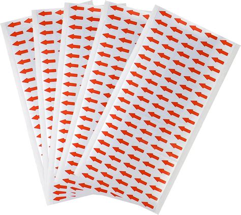 Amazon.com : PATIKIL Small Arrow Sticker Label 1.2x0.4, 300 Pcs ...