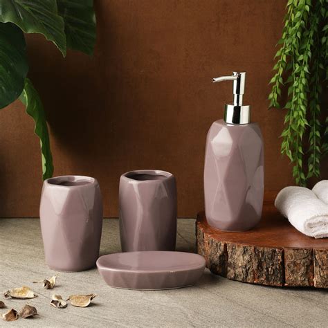 Lilac Bath Accessory Set – The Decor Mart