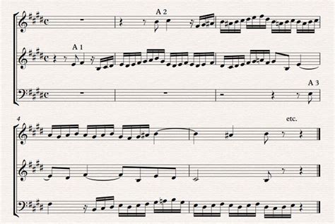 Image result for Imitative Polyphony Example