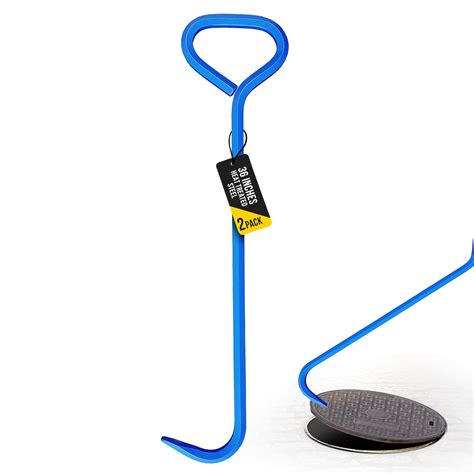 Buy T&T Tools 36-Inch Manhole Hook Tool - Heavy Duty Single Hook for ...