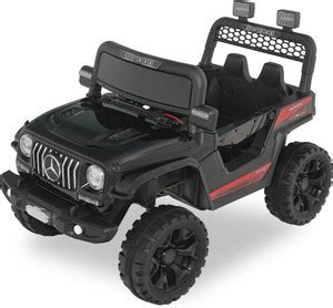 MINI CRUISERS Kids Premium G63 Painted Metallic Black 4 x4 Jeep Battery ...