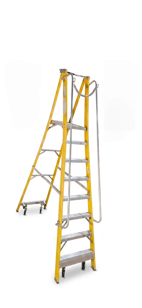 Aero Platform Ladder, Spring Wheels India | Y Group
