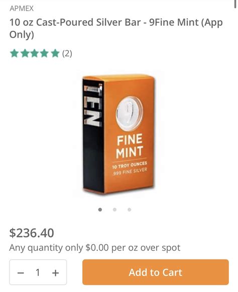 APMEX Spot Deal is Back! : r/Silverbugs