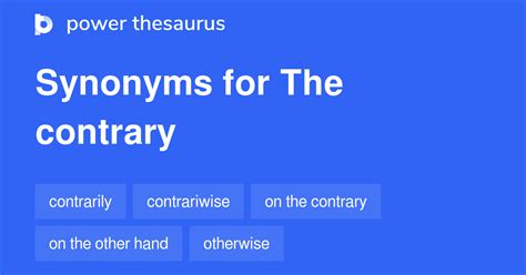 Contrary Antonym 的图像结果