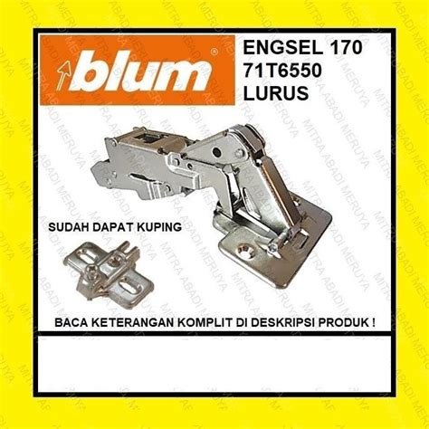 Jual Engsel Sendok BLUM 180 170 Derajat Robot Buaya Lemari Sudut ...