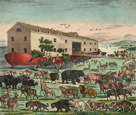 Vintage Noahs Ark Illustration Free Stock Photo - Public Domain Pictures