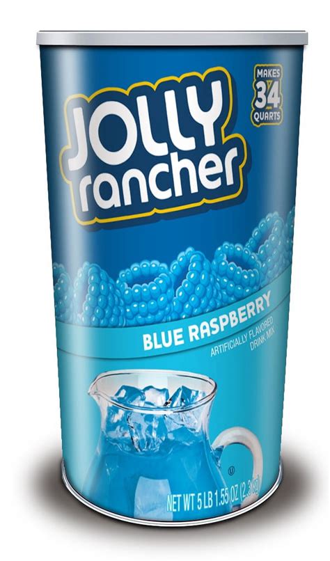 Jolly Rancher Blue Raspberry Powdered Drink Mix, 5 lb Canister ...