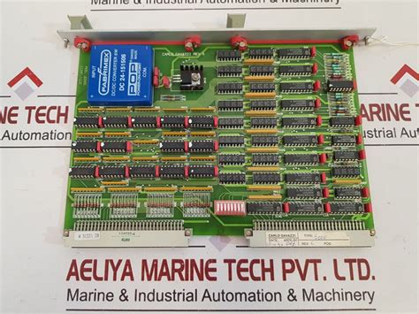 Carlo Gavazzi 6005 Alarm Control Input Card – Aeliya Marine Tech®