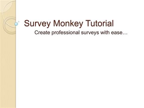 Image result for SurveyMonkey Tutorial Beginner