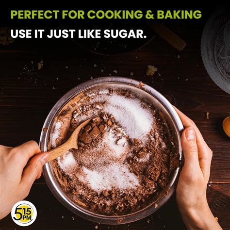 5:15PM Monk Fruit Sweetener Powder with Erythritol 400 g | Natural Sug