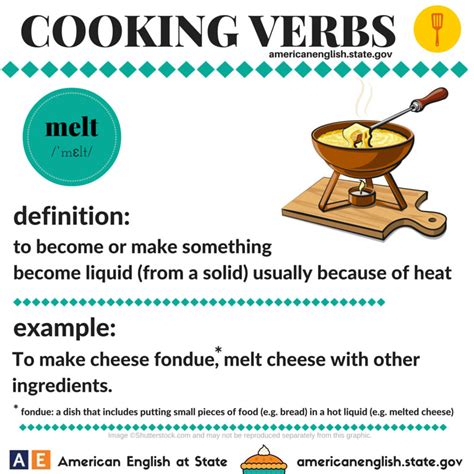 Image result for English Cooking Verbs Examples