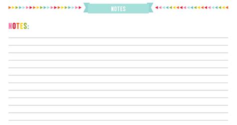Image result for Printable Planner Sheets Notes