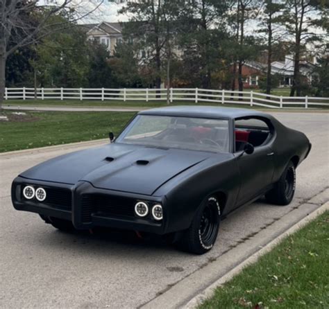 1969 Pontiac LeMans GTO Satin Black