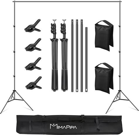 Buy MimaPipa Backdrop Stand 8.5x10ft2.6x3m Photo Backdrop Stands ...