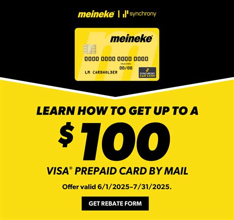 Meineke Credit Card Rebate Offer | Meineke