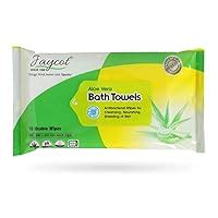 Jaycot Cleansing & Refreshing Bath Wipes For Adults Premium Pack - 10 ...