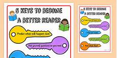 the key to being a five keys to become a better reader poster reading five the key to being a five keys to become a better reader poster reading five