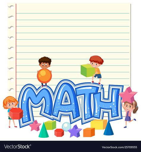 Image result for Template for Math Notes