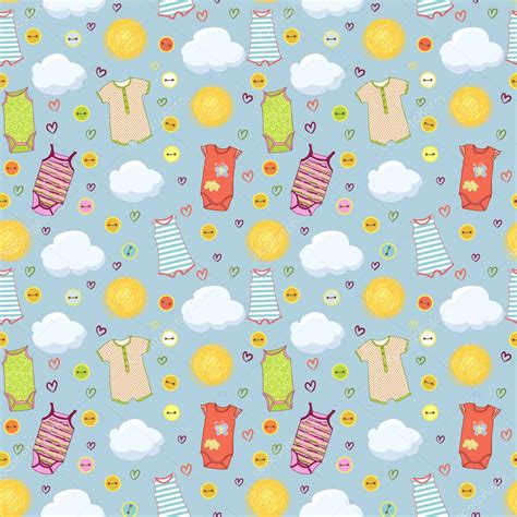 Baby pattern background Stock Vector Image by ©yaskii #22279023