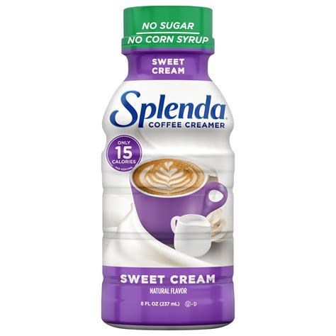 Splenda Sweetened, Sugar Free, Low Calorie, Sweet Cream Coffee Creamer ...