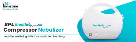 BPL Medical Technologies Breathe Ezee N8 Nebulizer Low Noise Compressor ...