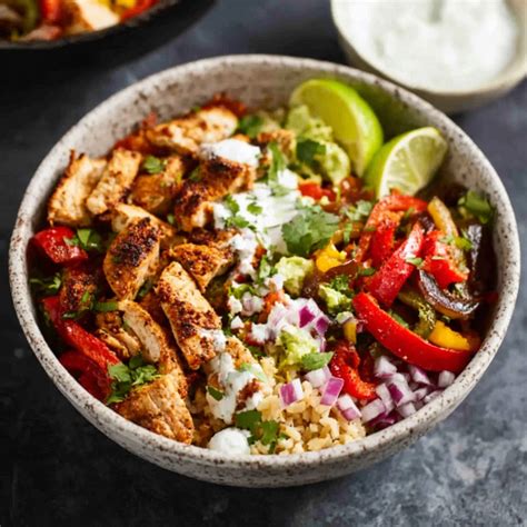 Chicken Fajita Bowls