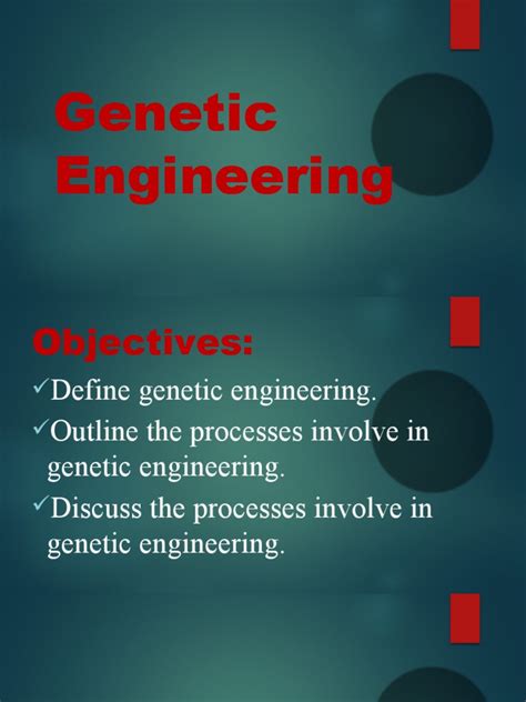 Image result for Genetic Engineering Lecture