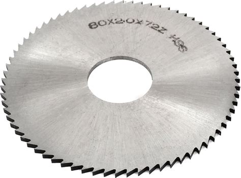 Buy uxcell 80mm OD 2mm Thickness 72 Teeth Circular Machinist Milling ...