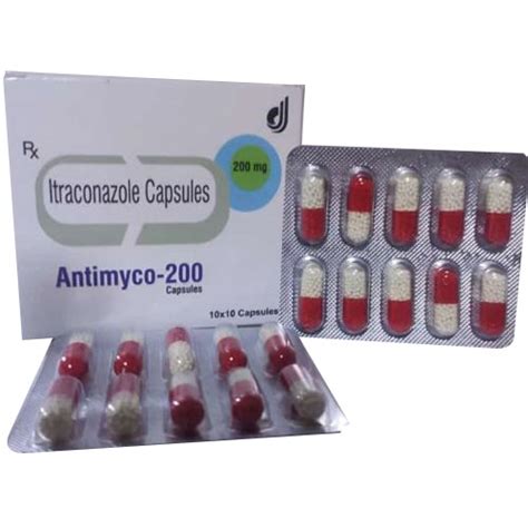 Itraconazole 100 mg/200 mg Capsules bioniqe healthcare