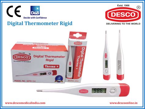 Digital Thermometer Rigid | Manufacturer and Supplier India | DESCO