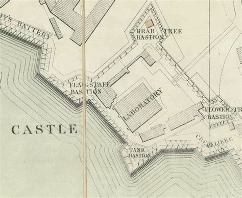 Buy Map of the Fort of Bombay 1855 Digital (mumbai, India) Online in ...