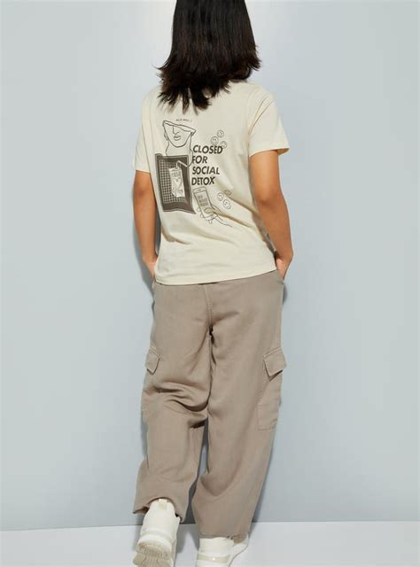 Buy URB_N Women Back Printed T-shirt Online at just Rs. 249.0 ...