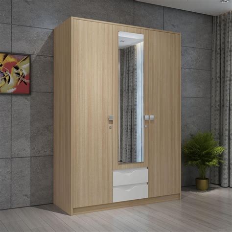 Buy Alba 3 Door Wardrobe- 135 cm x 195 cm from Home Centre at just INR ...