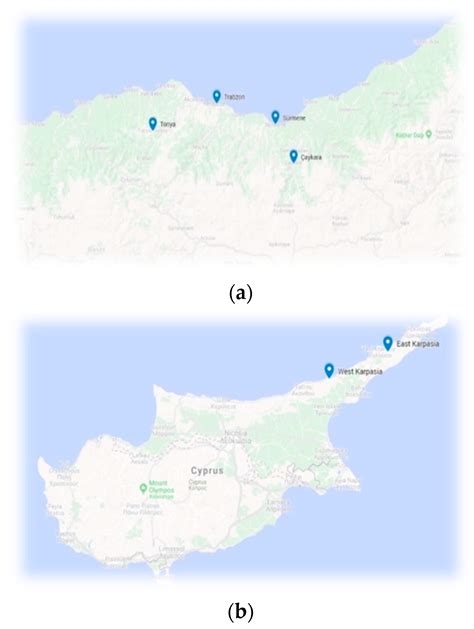Language Cyprus Map