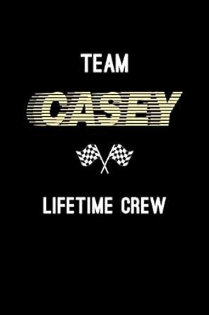 Team Casey Lifetime Crew: Personalized Name Journal Notebook Blank ...