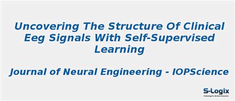 Uncovering the structure of clinical EEG signals | S-Logix