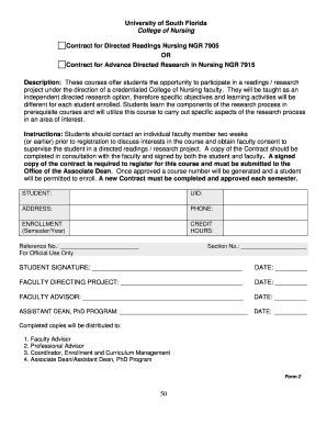 Fillable Online health usf PhD Student Handbook - USF Health ...