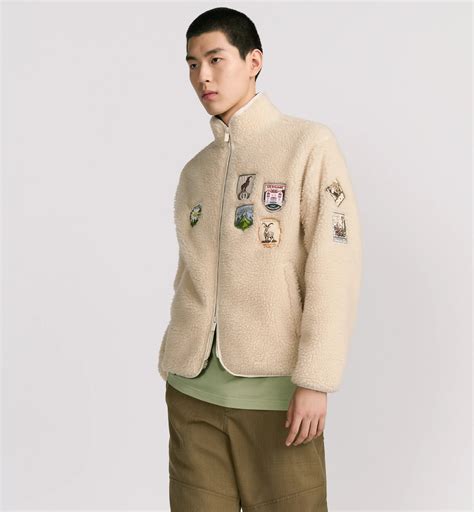 Dior Mountain Fleece Ivory Technical Fleece | DIOR