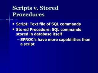 Image result for SQL Script Example Stored Procedures